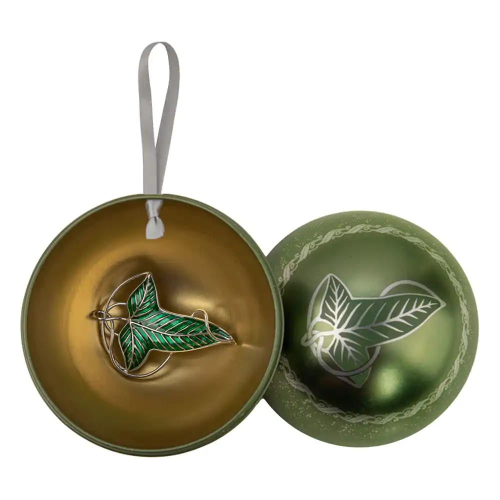 Herr der Herr der Ringe Christbaumschmuck mit Brosche Lorien Leaf Produktfoto