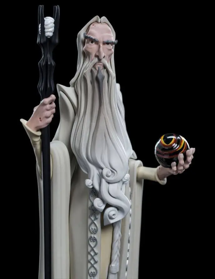Herr der Ringe Mini Epics Vinyl Figur Saruman 17 cm Produktfoto