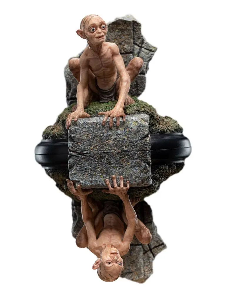 Lord of the Rings Mini Statues Gollum &amp; Sméagol in Ithilien 11 cm Produktfoto