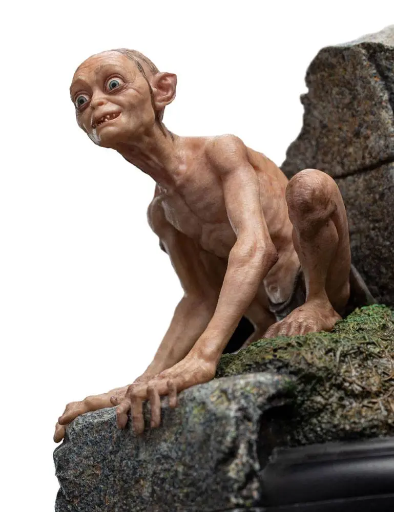 Lord of the Rings Mini Statues Gollum &amp; Sméagol in Ithilien 11 cm Produktfoto