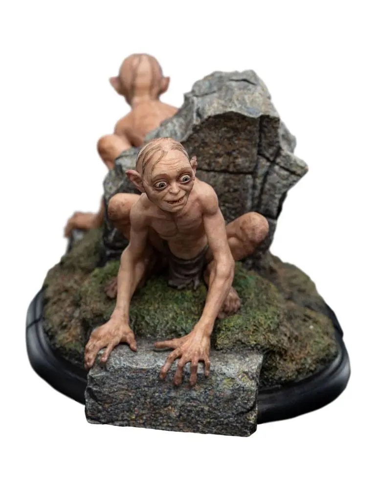 Lord of the Rings Mini Statues Gollum &amp; Sméagol in Ithilien 11 cm Produktfoto