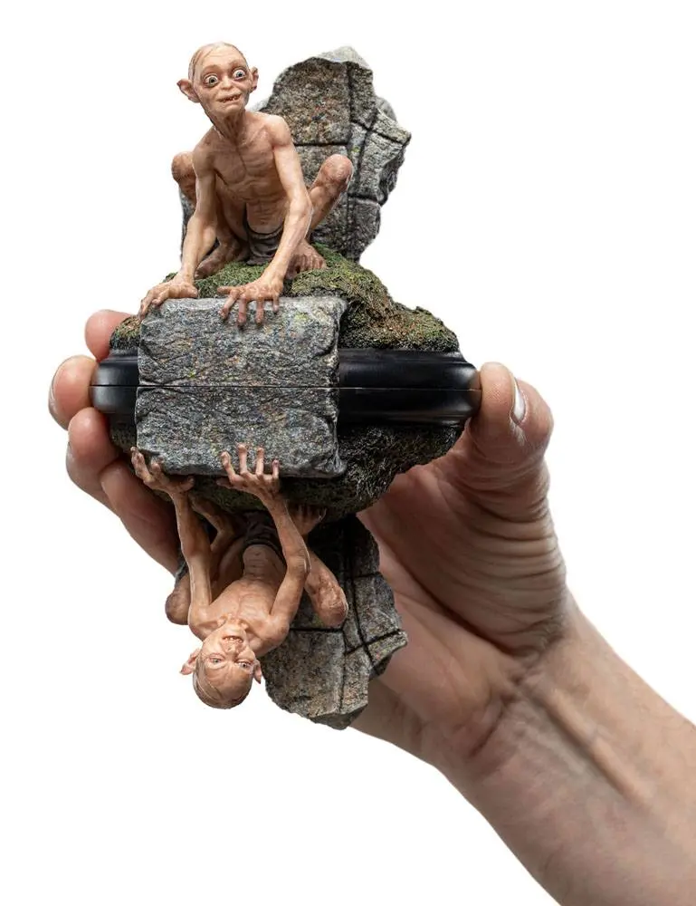 Lord of the Rings Mini Statues Gollum &amp; Sméagol in Ithilien 11 cm Produktfoto