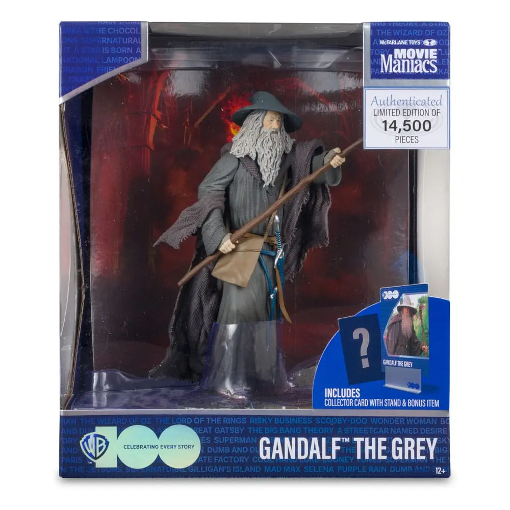 Herr der Ringe Movie Maniacs Actionfigur Gandalf 18 cm Produktfoto