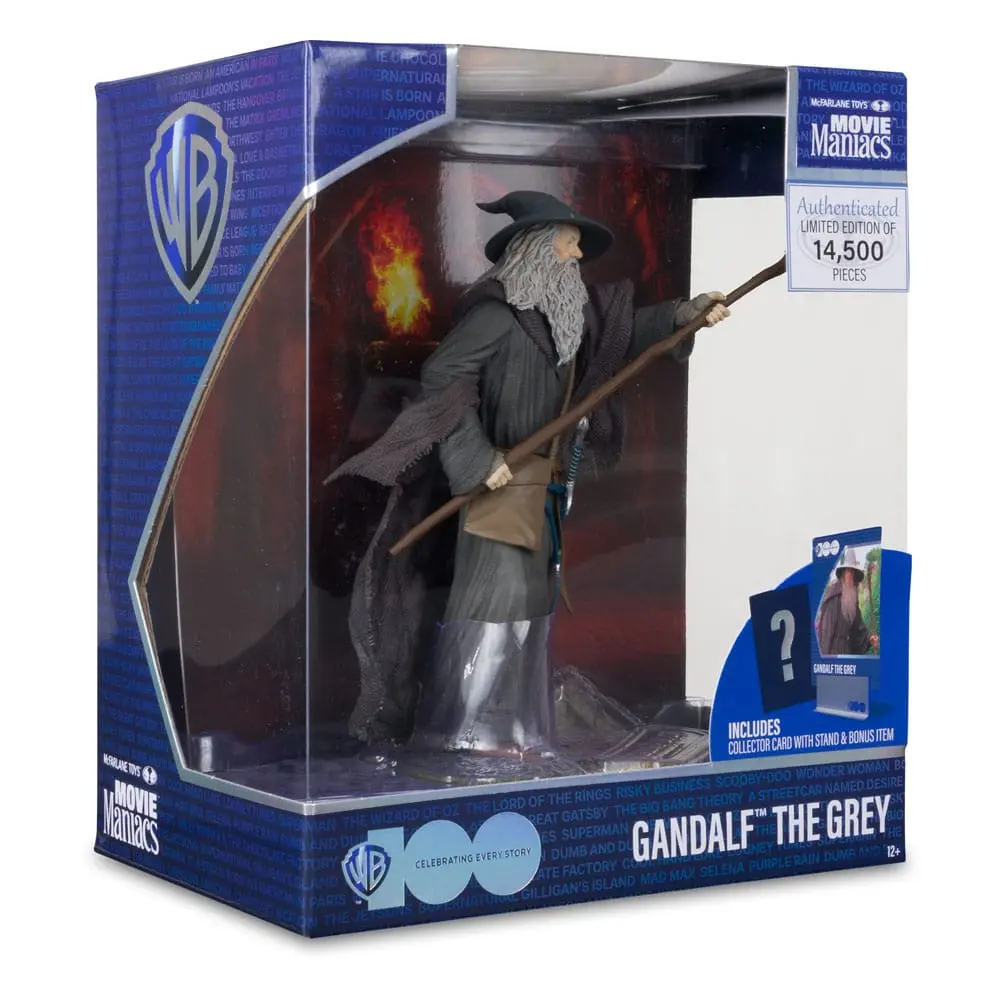 Herr der Ringe Movie Maniacs Actionfigur Gandalf 18 cm Produktfoto