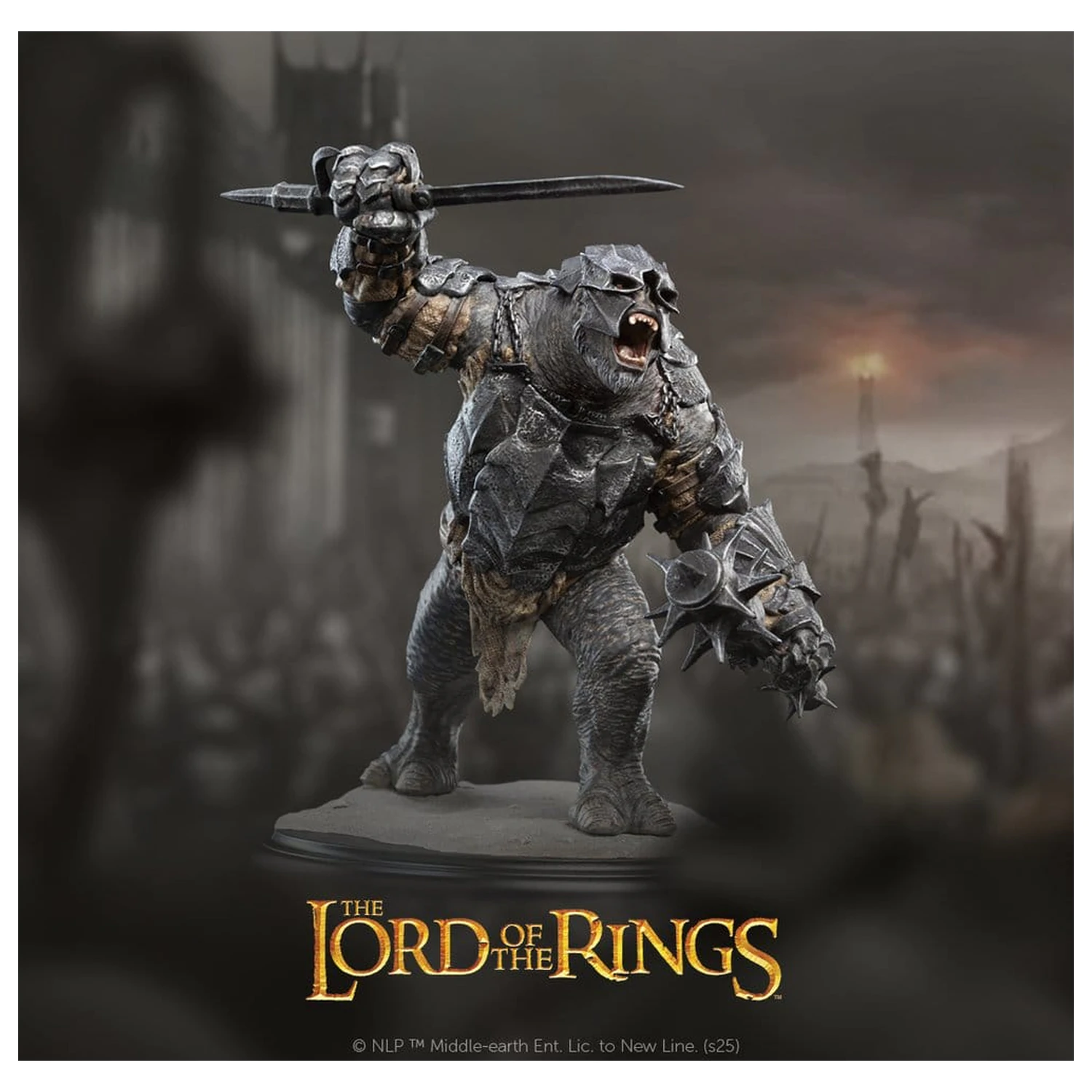 Lord of the Rings Statue Olog-hai of the Black Gate 14 cm Produktfoto