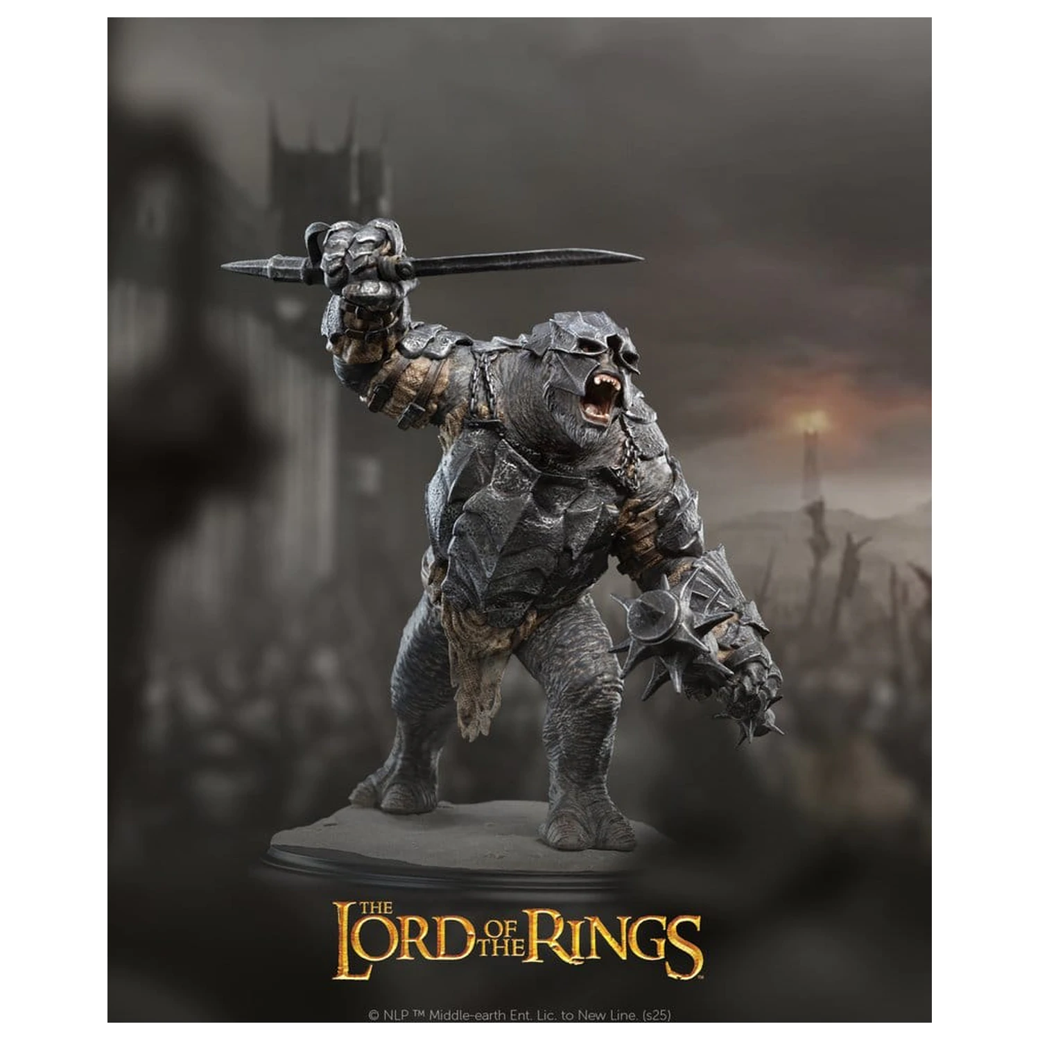 Lord of the Rings Statue Olog-hai of the Black Gate 14 cm Produktfoto