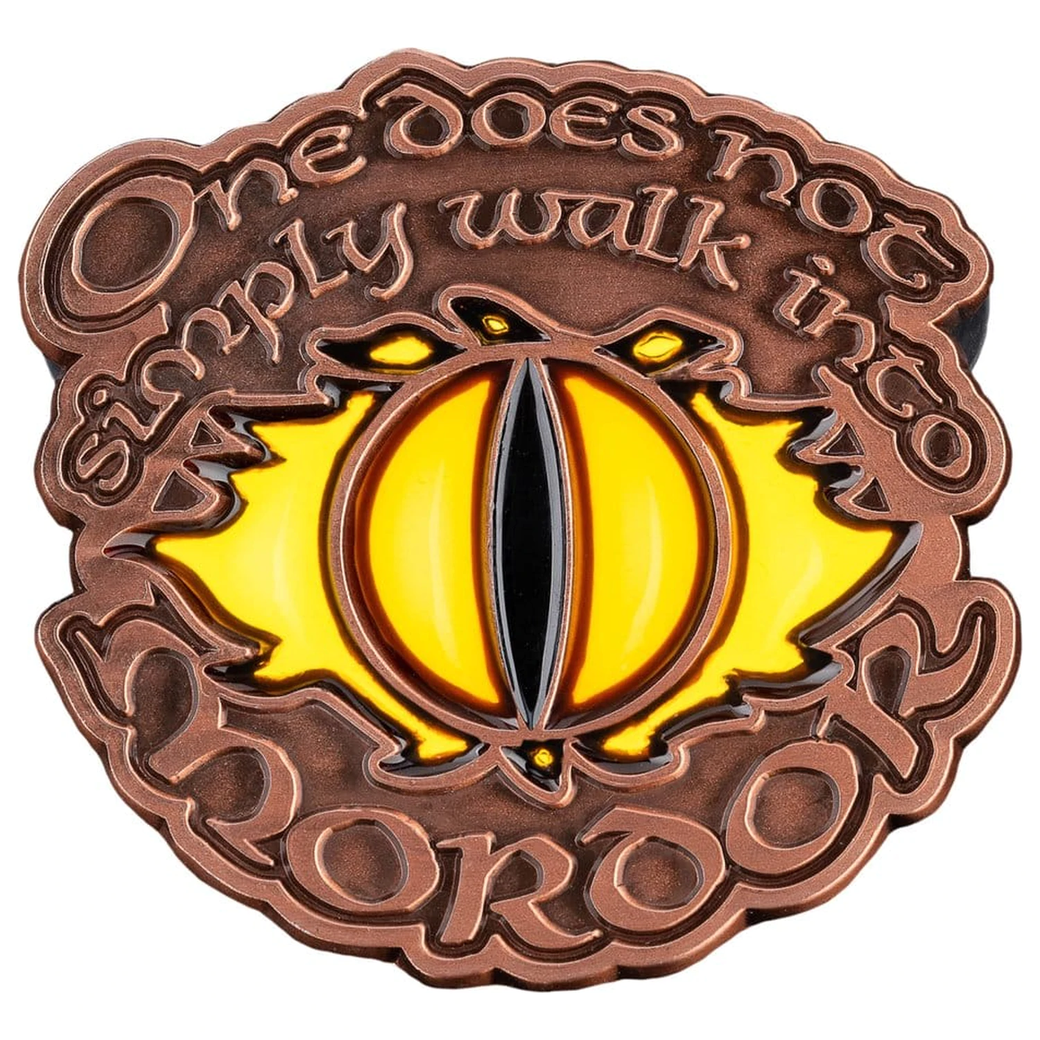 Lord of the Rings Sammler Anstecknadel One Does Not Simply Walk Into Mordor 4 cm Produktfoto