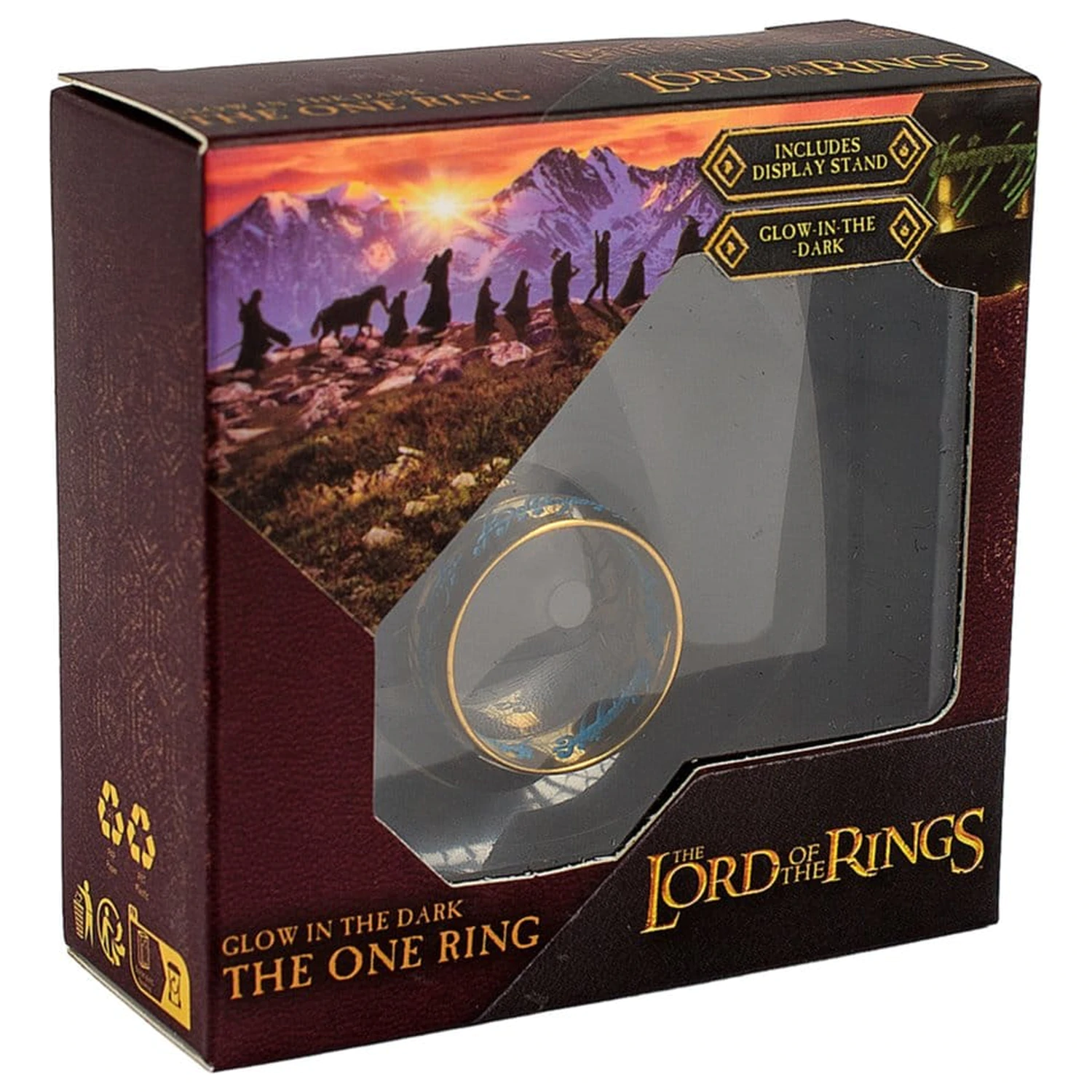 Lord of the Rings Nachbildung Ein Ring Glow in the Dark Produktfoto