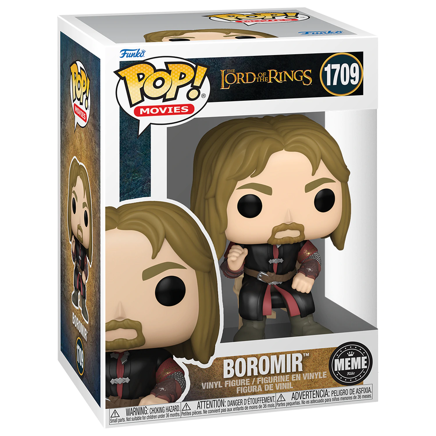 Lord of the Rings POP! Movies Vinyl Figur Boromir (Meme) 9 cm Produktfoto