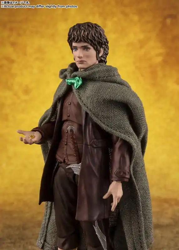 Herr der Ringe S.H. Figuarts Actionfiguren Frodo Beutlin & Gollum termékfotó