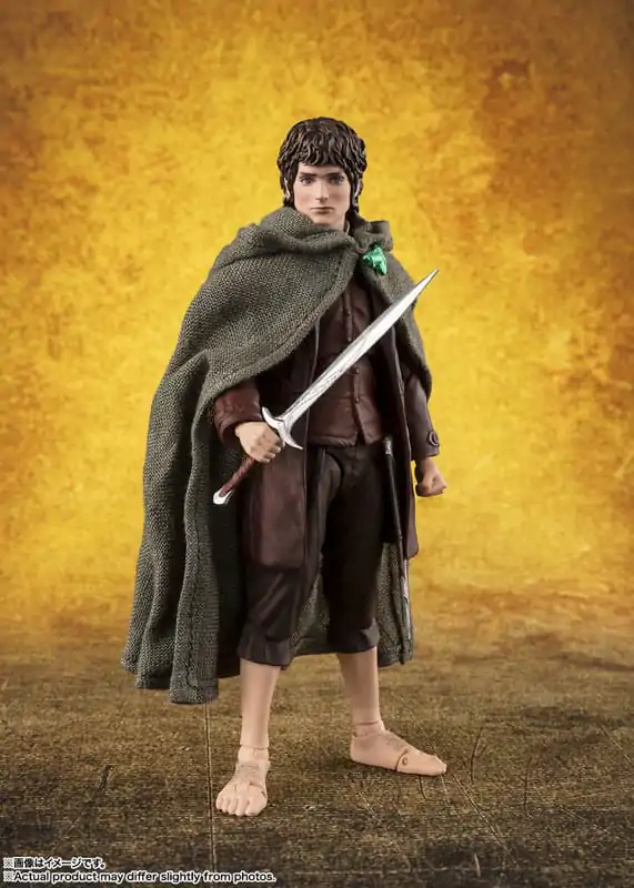 Herr der Ringe S.H. Figuarts Actionfiguren Frodo Beutlin & Gollum termékfotó