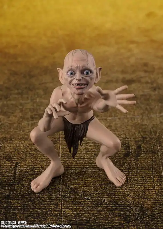 Herr der Ringe S.H. Figuarts Actionfiguren Frodo Beutlin & Gollum termékfotó