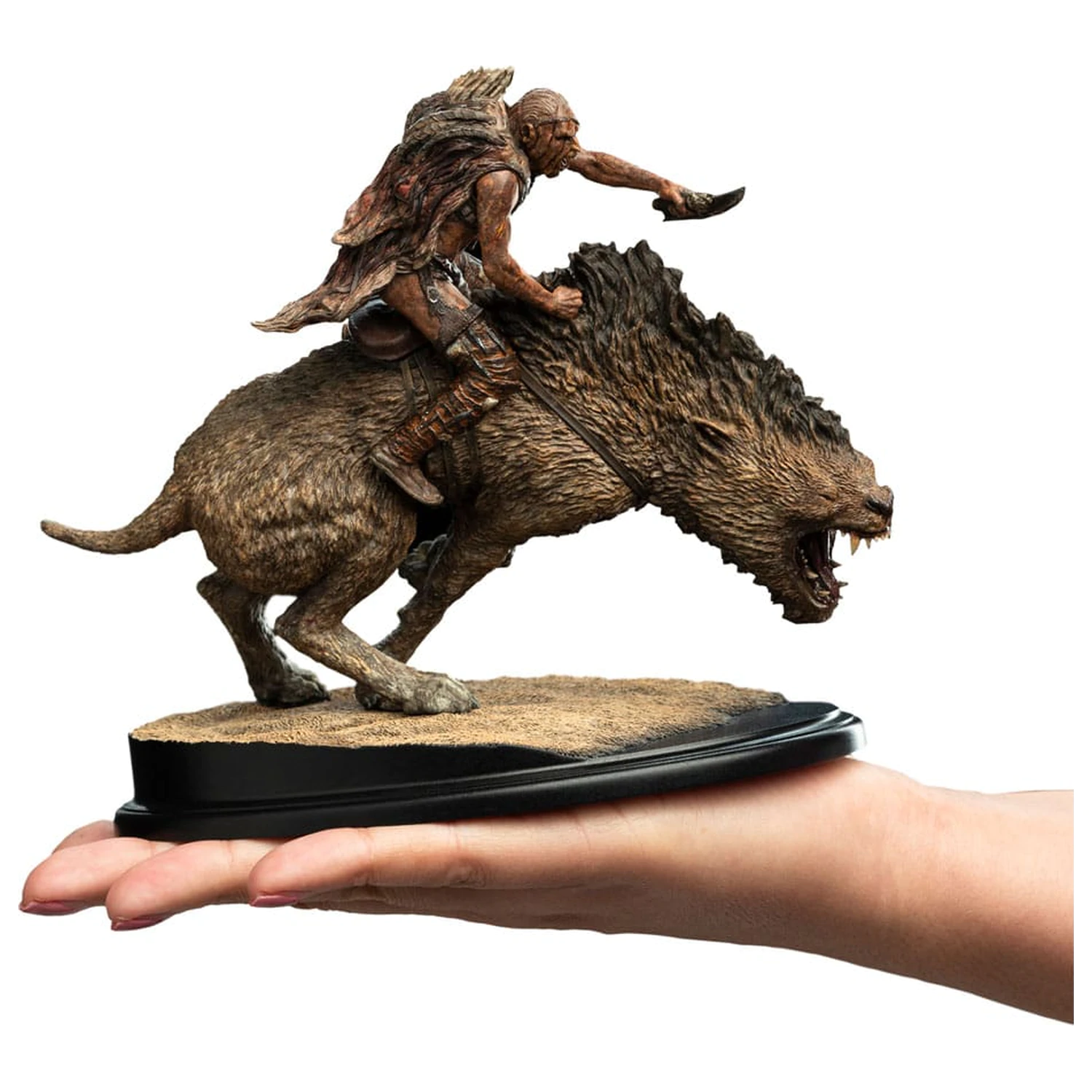 Lord of the Rings Mini Statue Sharkû on Warg 18 cm Produktfoto