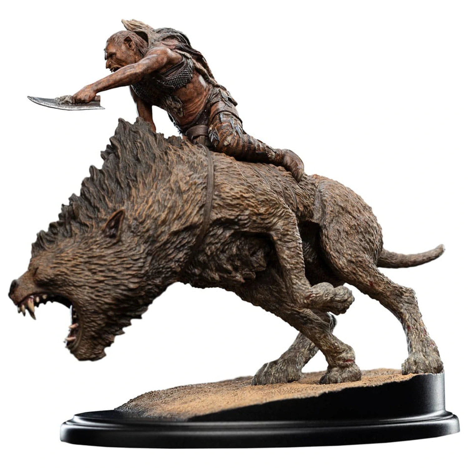 Lord of the Rings Mini Statue Sharkû on Warg 18 cm Produktfoto