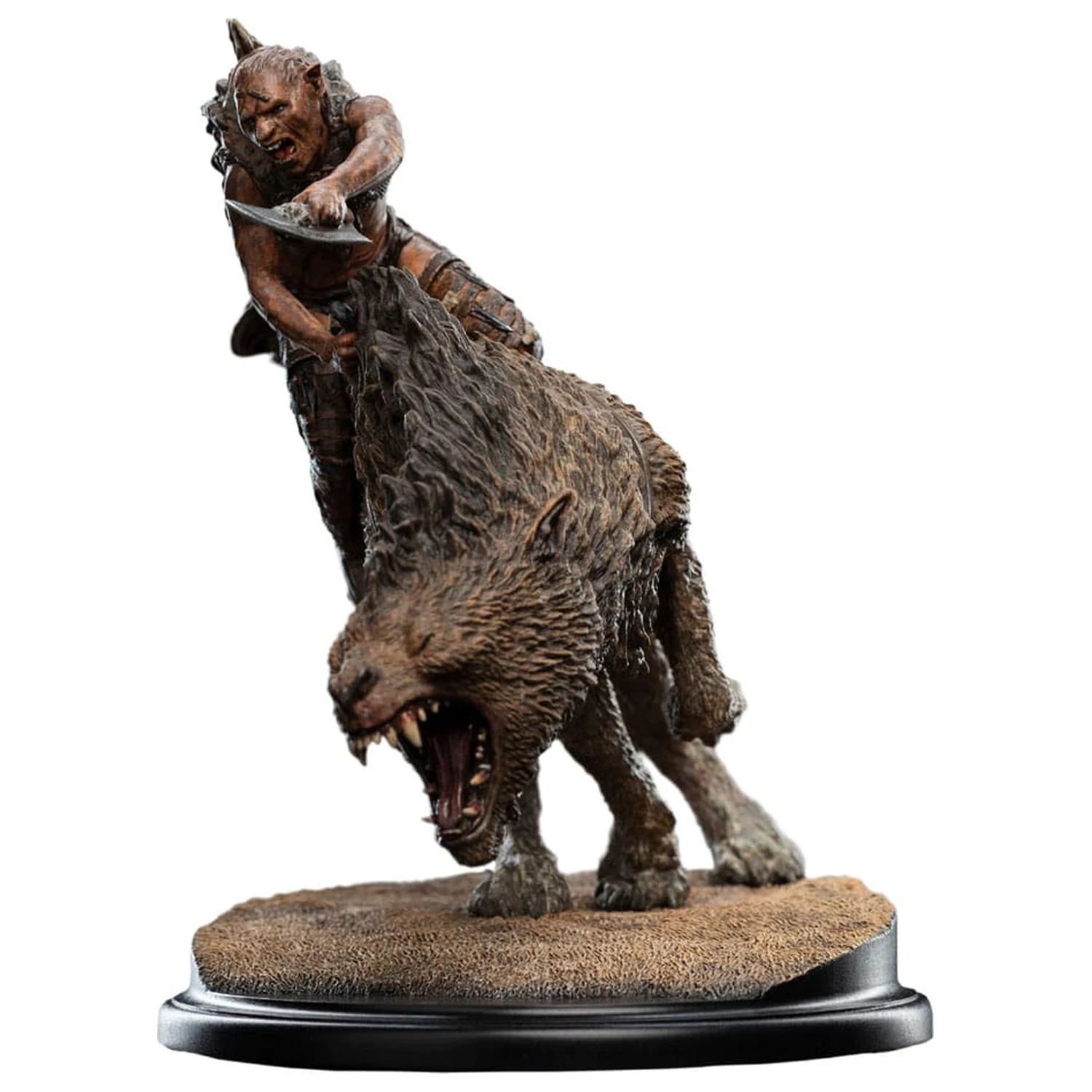 Lord of the Rings Mini Statue Sharkû on Warg 18 cm Produktfoto