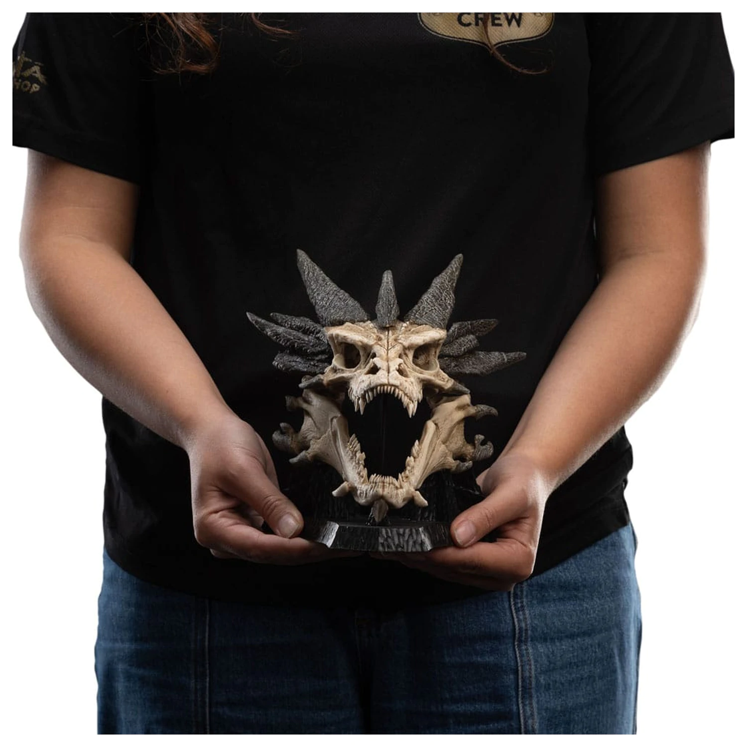 Lord of the Rings Miniatur Statue Skull of Smaug 22 cm Produktfoto