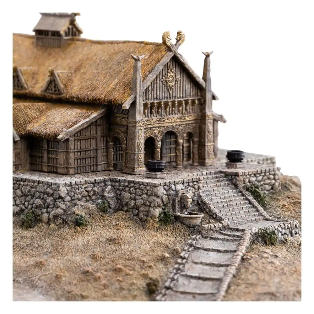 Herr der Ringe Statue The Golden Hall of Edoras 9 cm Produktfoto