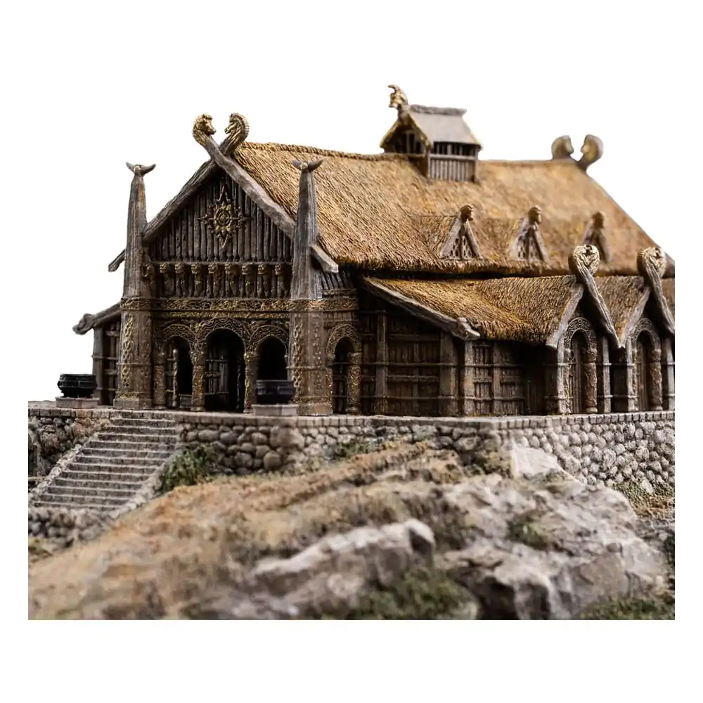 Herr der Ringe Statue The Golden Hall of Edoras 9 cm Produktfoto