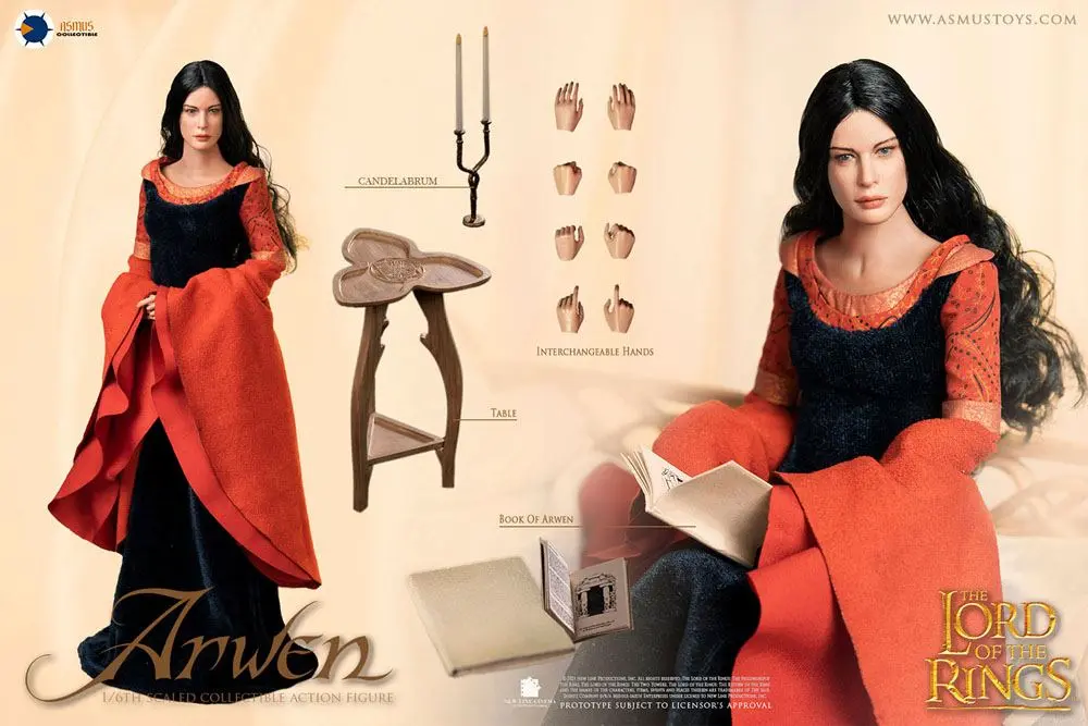 Lord of the Rings: The Return of the King Action Figur 1/6 Arwen in Death Frock 25 cm Produktfoto