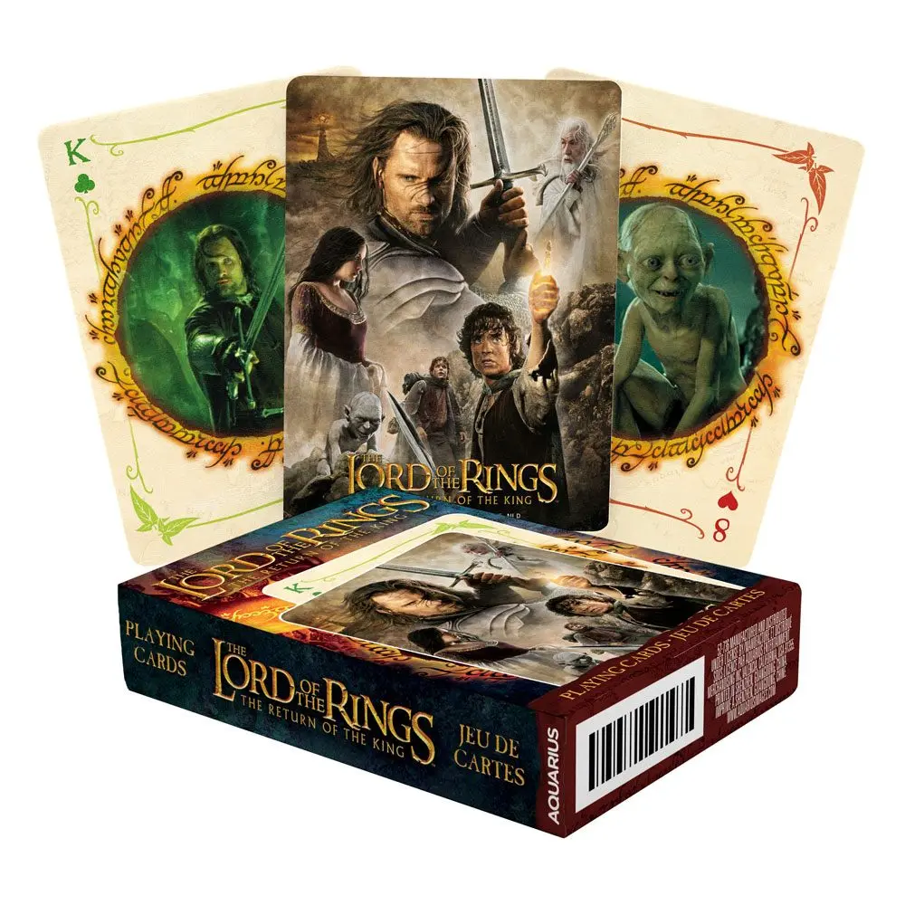 Herr der Ringe Spielkarten Die Rückkehr des Königs Produktfoto