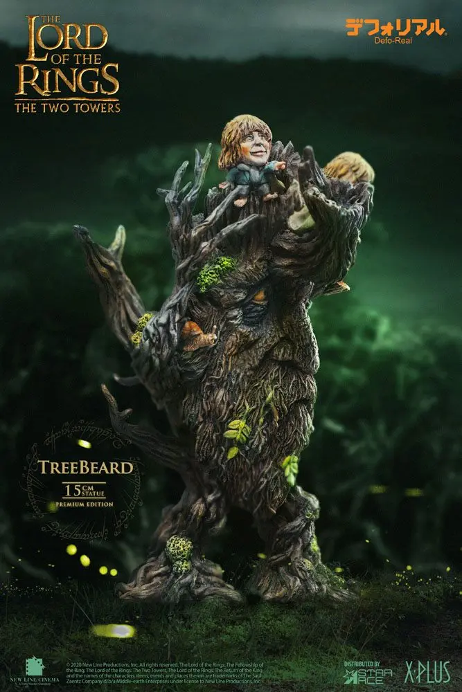 Der Herr der Ringe: Die zwei Türme Defo-Real Series Statue Baumbart 15 cm Produktfoto