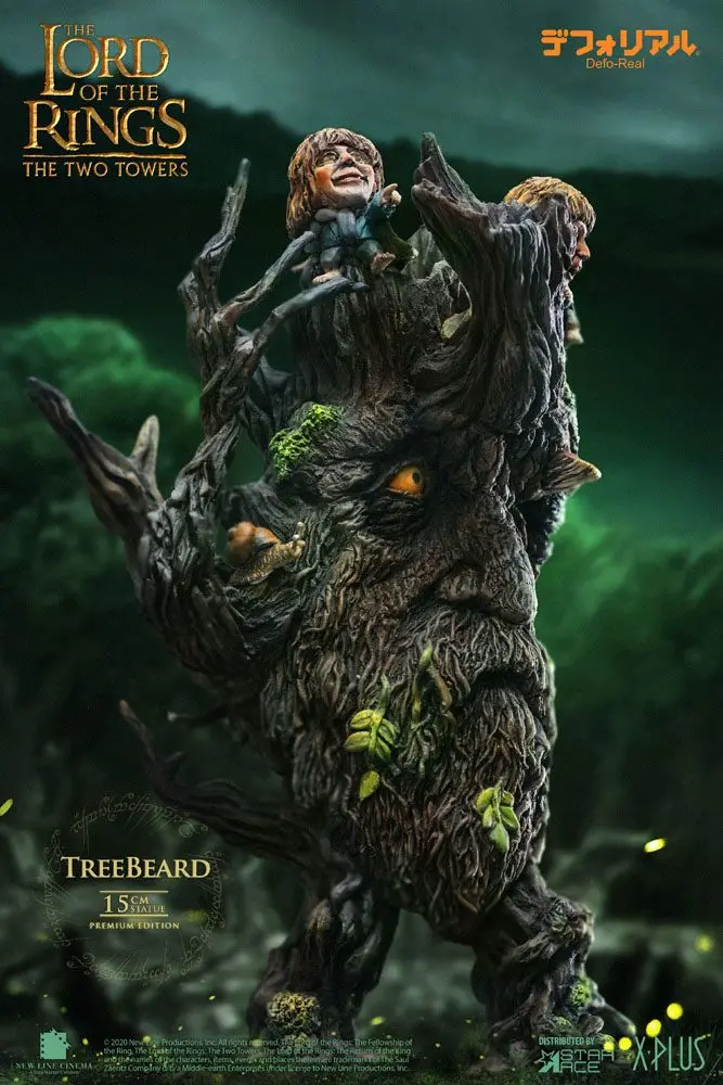 Der Herr der Ringe: Die zwei Türme Defo-Real Series Statue Baumbart 15 cm Produktfoto