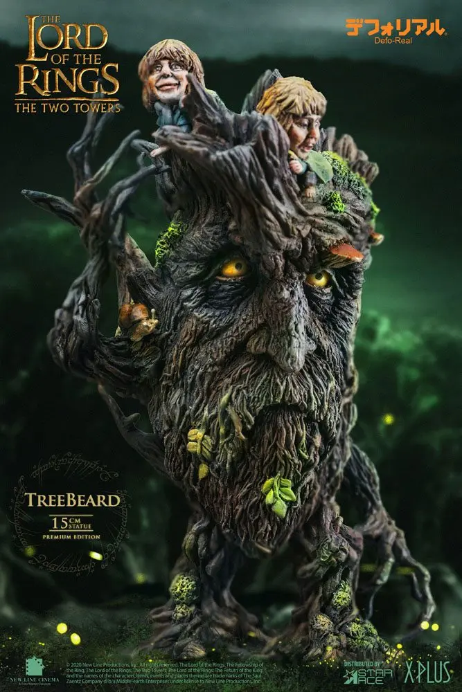 Der Herr der Ringe: Die zwei Türme Defo-Real Series Statue Baumbart 15 cm Produktfoto