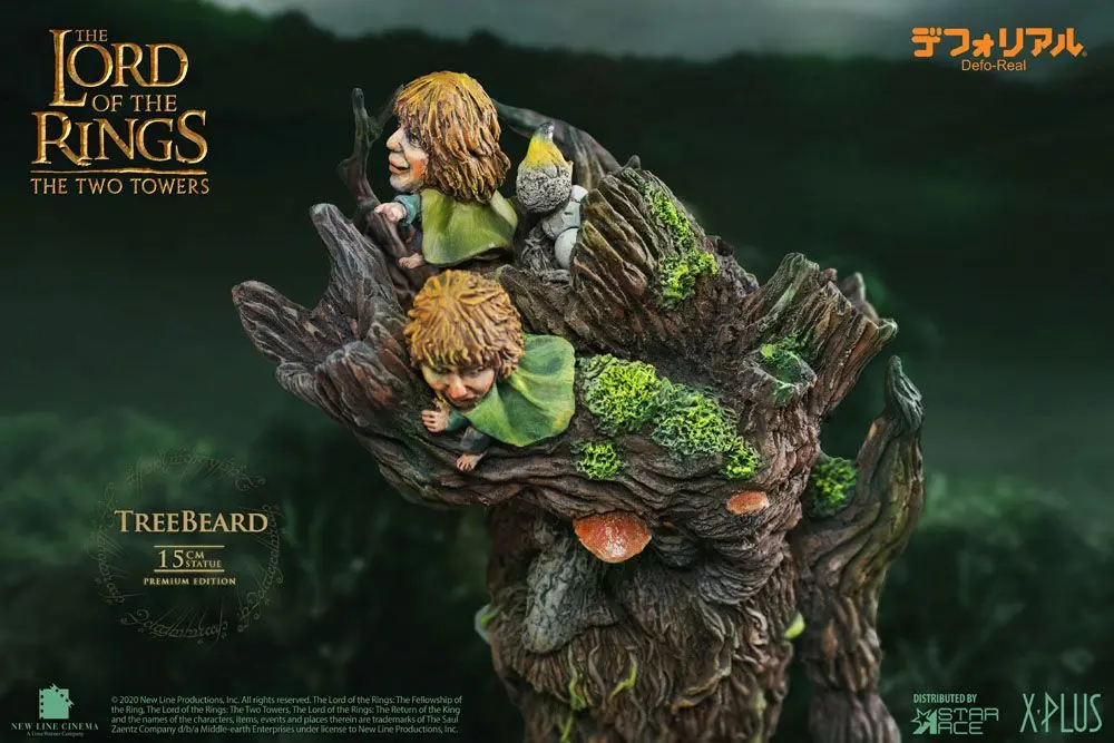 Der Herr der Ringe: Die zwei Türme Defo-Real Series Statue Baumbart 15 cm Produktfoto