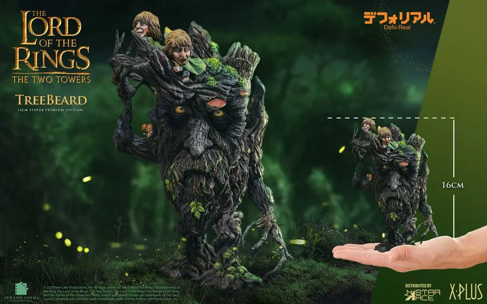 Der Herr der Ringe: Die zwei Türme Defo-Real Series Statue Baumbart 15 cm Produktfoto