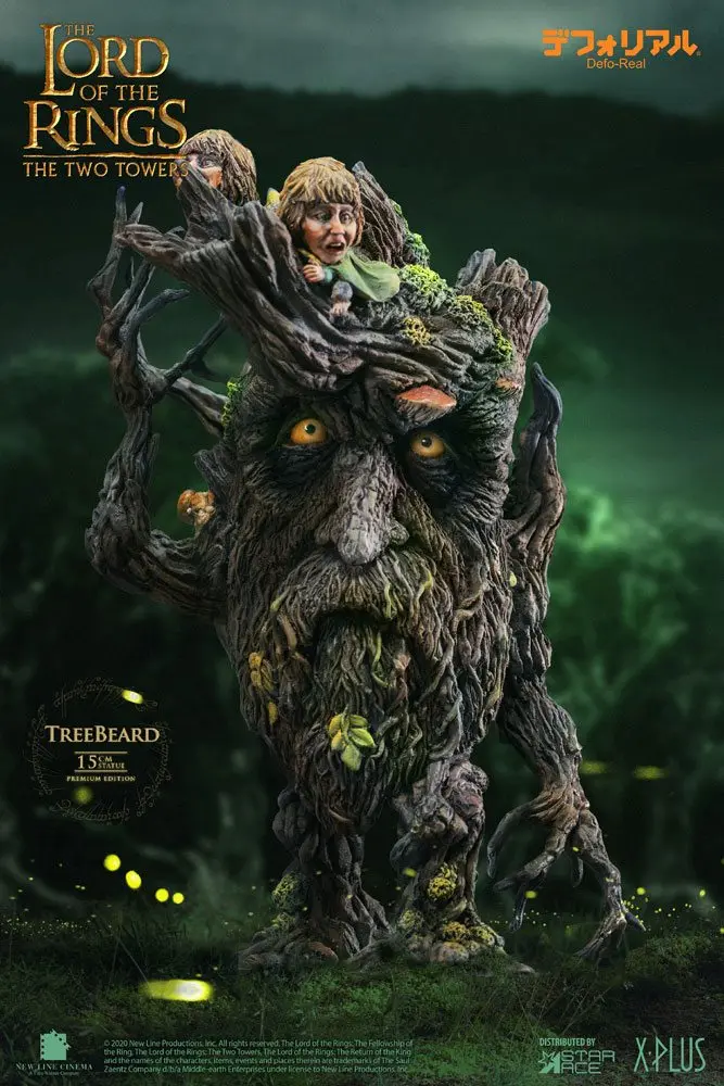 Der Herr der Ringe: Die zwei Türme Defo-Real Series Statue Baumbart 15 cm Produktfoto