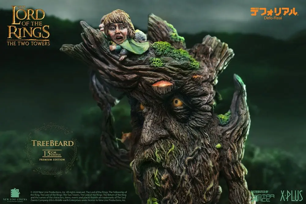 Der Herr der Ringe: Die zwei Türme Defo-Real Series Statue Baumbart 15 cm Produktfoto
