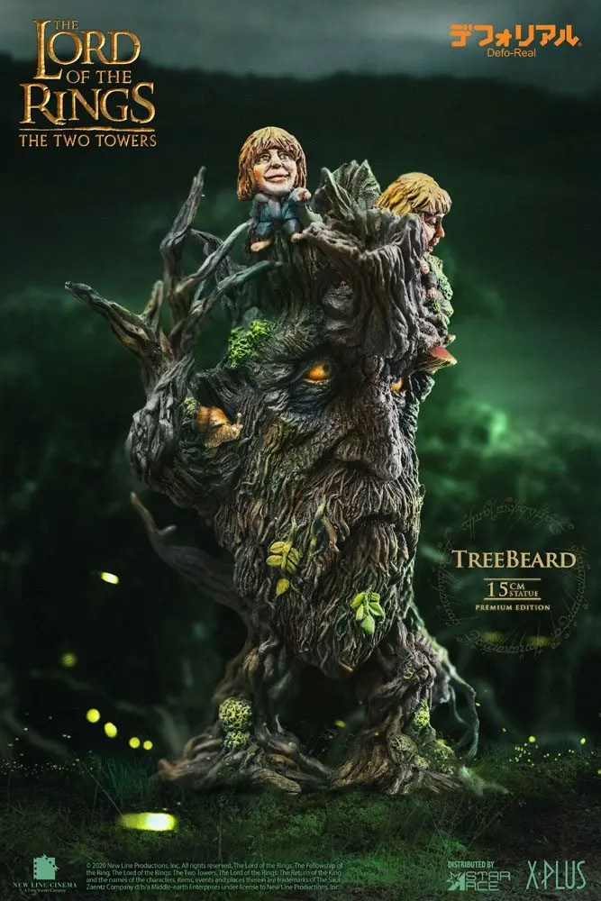 Der Herr der Ringe: Die zwei Türme Defo-Real Series Statue Baumbart 15 cm Produktfoto