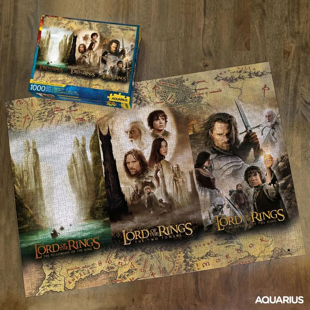 Herr der Ringe Puzzle Triptych (1000 Teile) Produktfoto