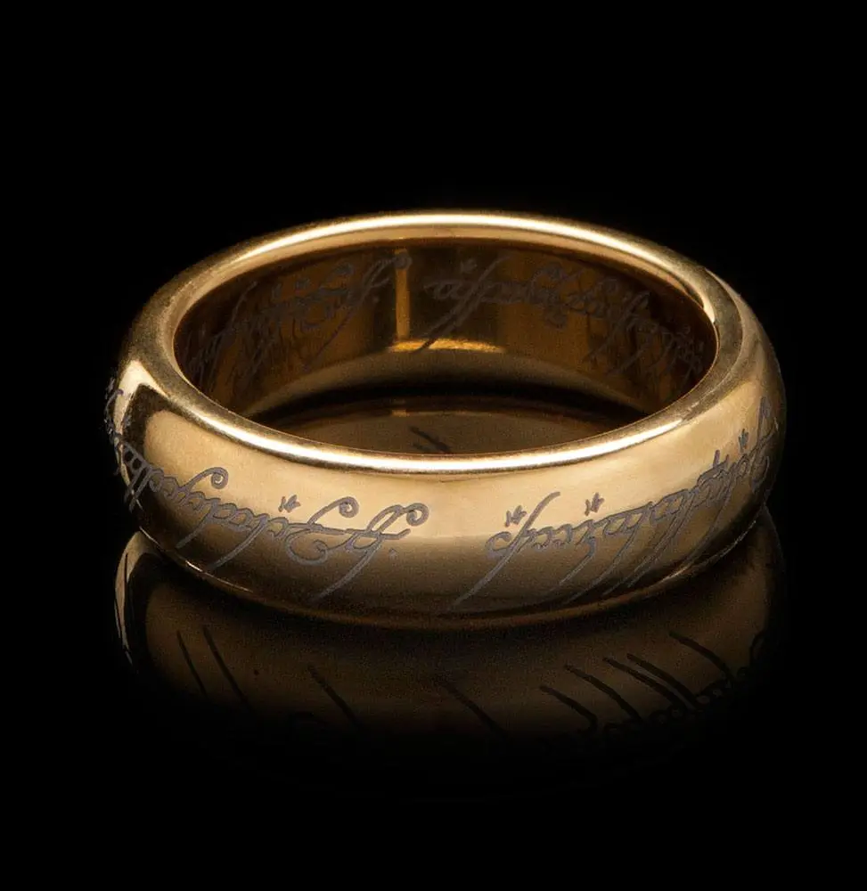 Herr der Ringe Wolfram-Ring Der Eine Ring (vergoldet) termékfotó