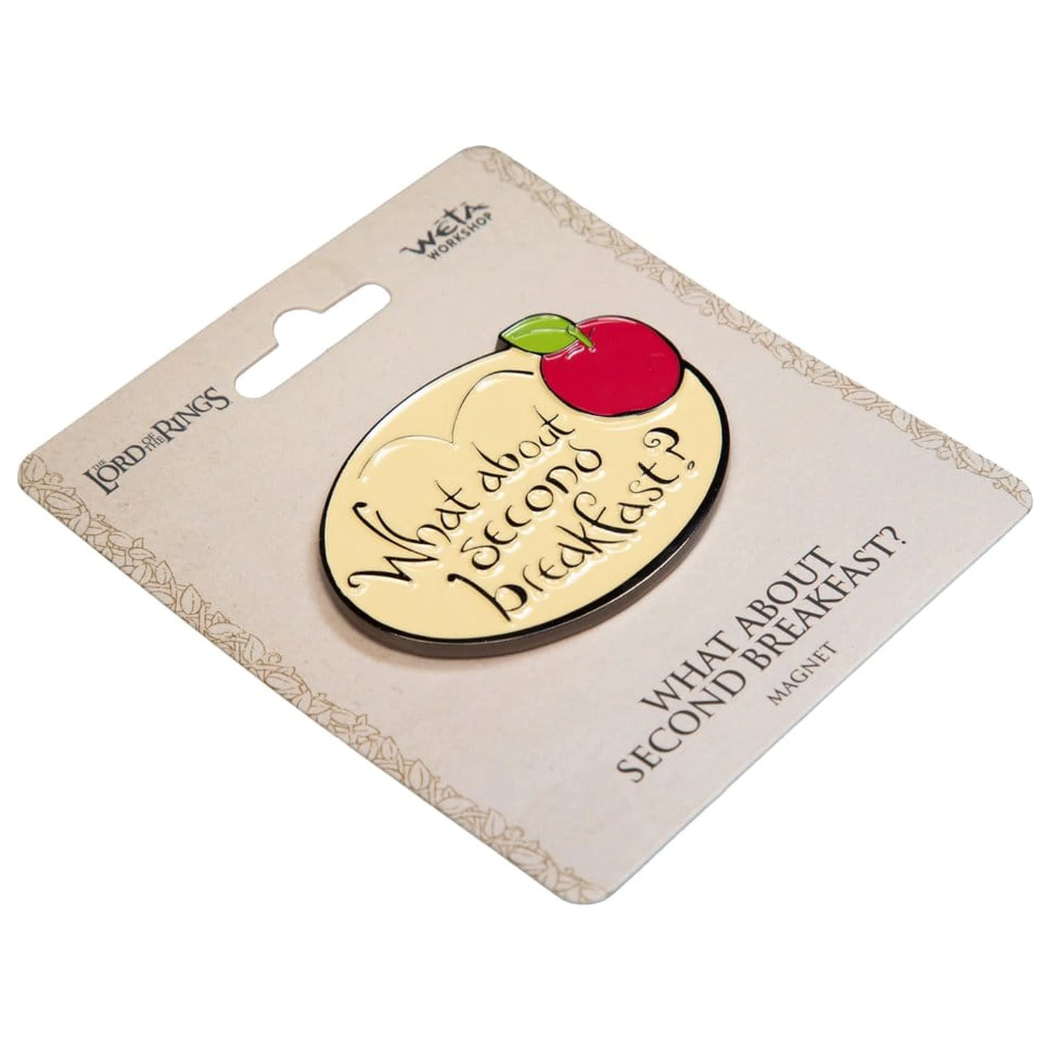 Lord of the Rings Magnet What About Second Breakfast? (Emaille) 7 cm Produktfoto