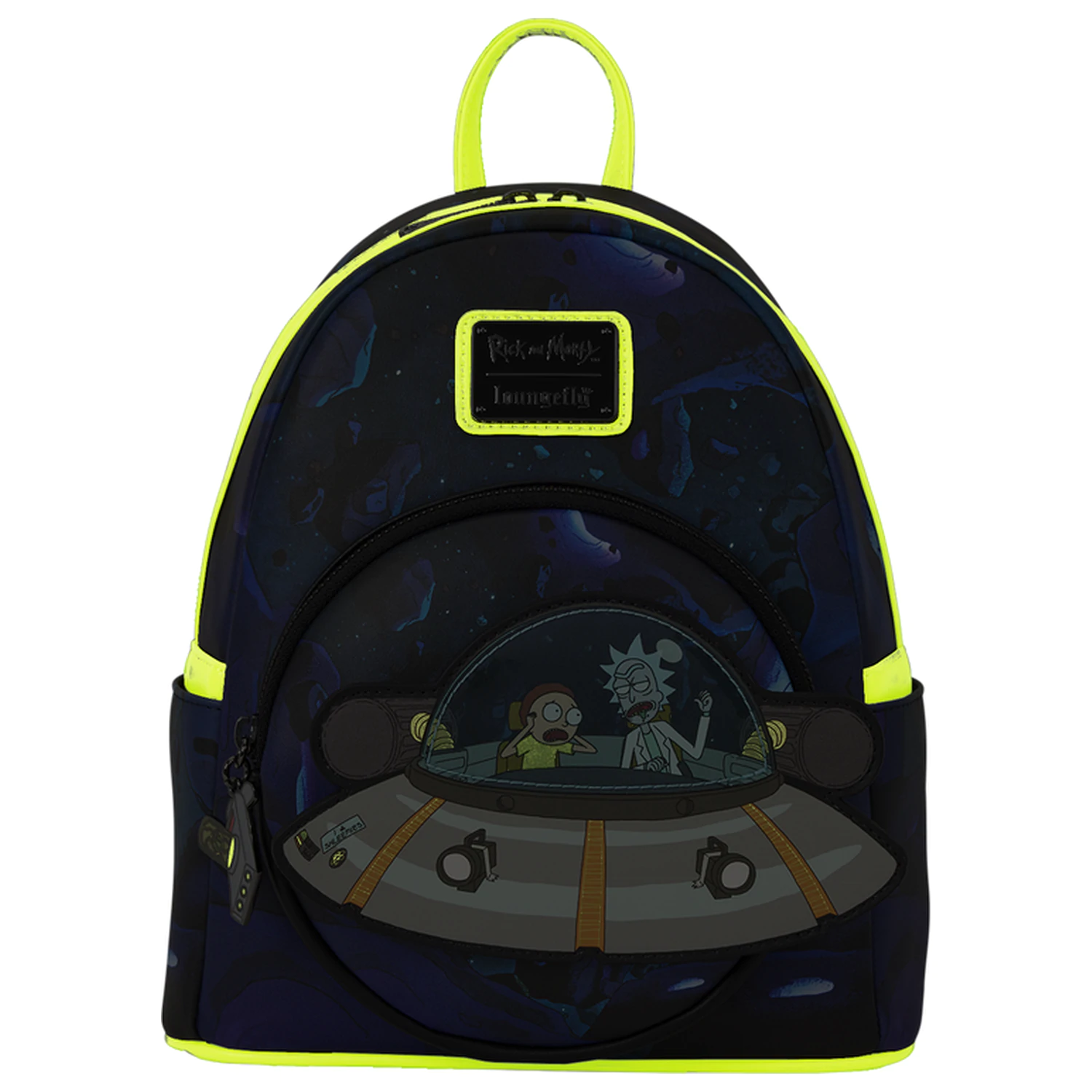 Loungefly Cartoon Network Rick and Morty Space Cruiser Loungefly Rucksack 26cm Produktfoto