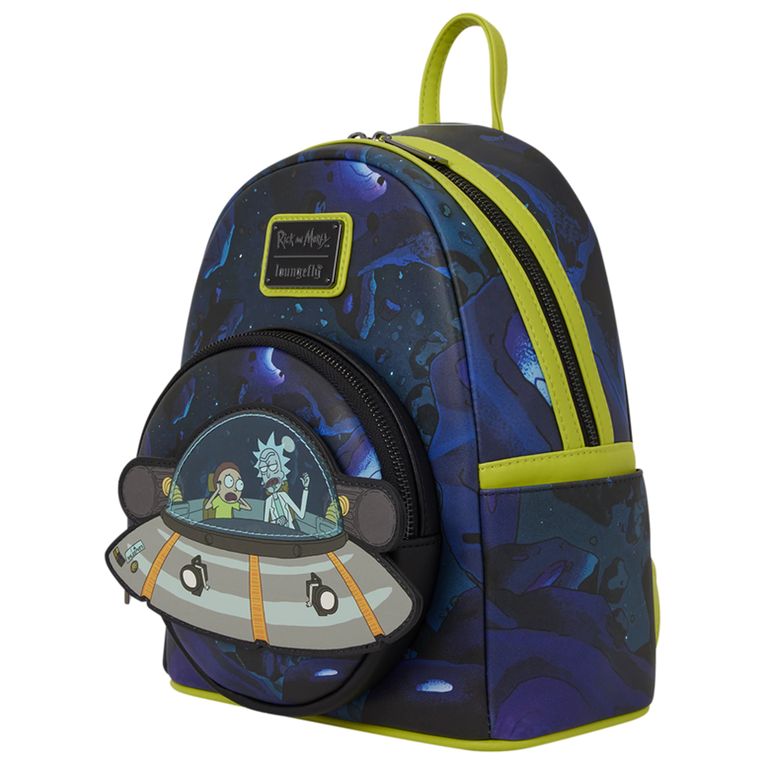 Loungefly Cartoon Network Rick and Morty Space Cruiser Loungefly Rucksack 26cm Produktfoto