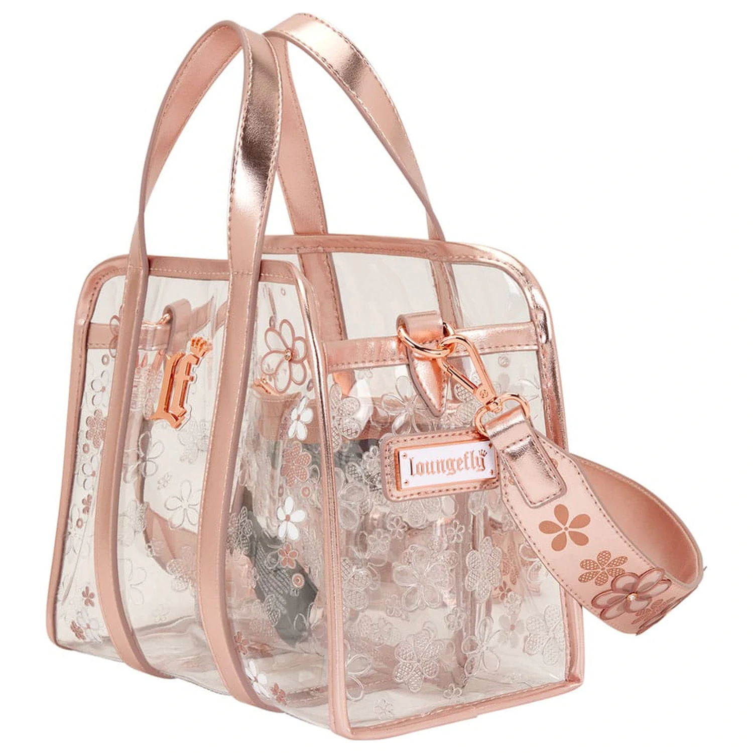 Loungefly Crossbody Tasche Clear Floral Produktfoto