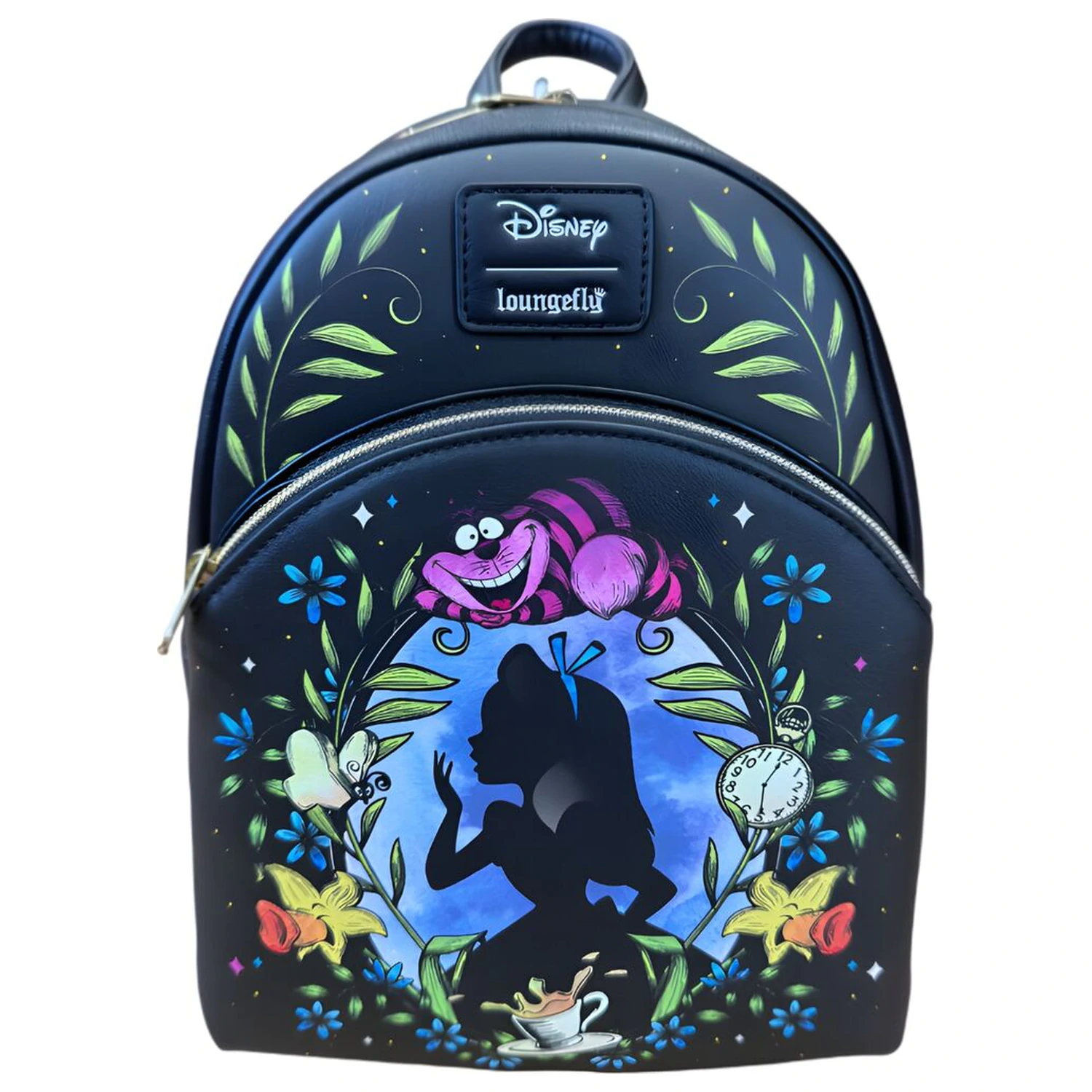 Loungefly Disney Alice In Wonderland Floral Glow Collection Rucksack 26cm Produktfoto