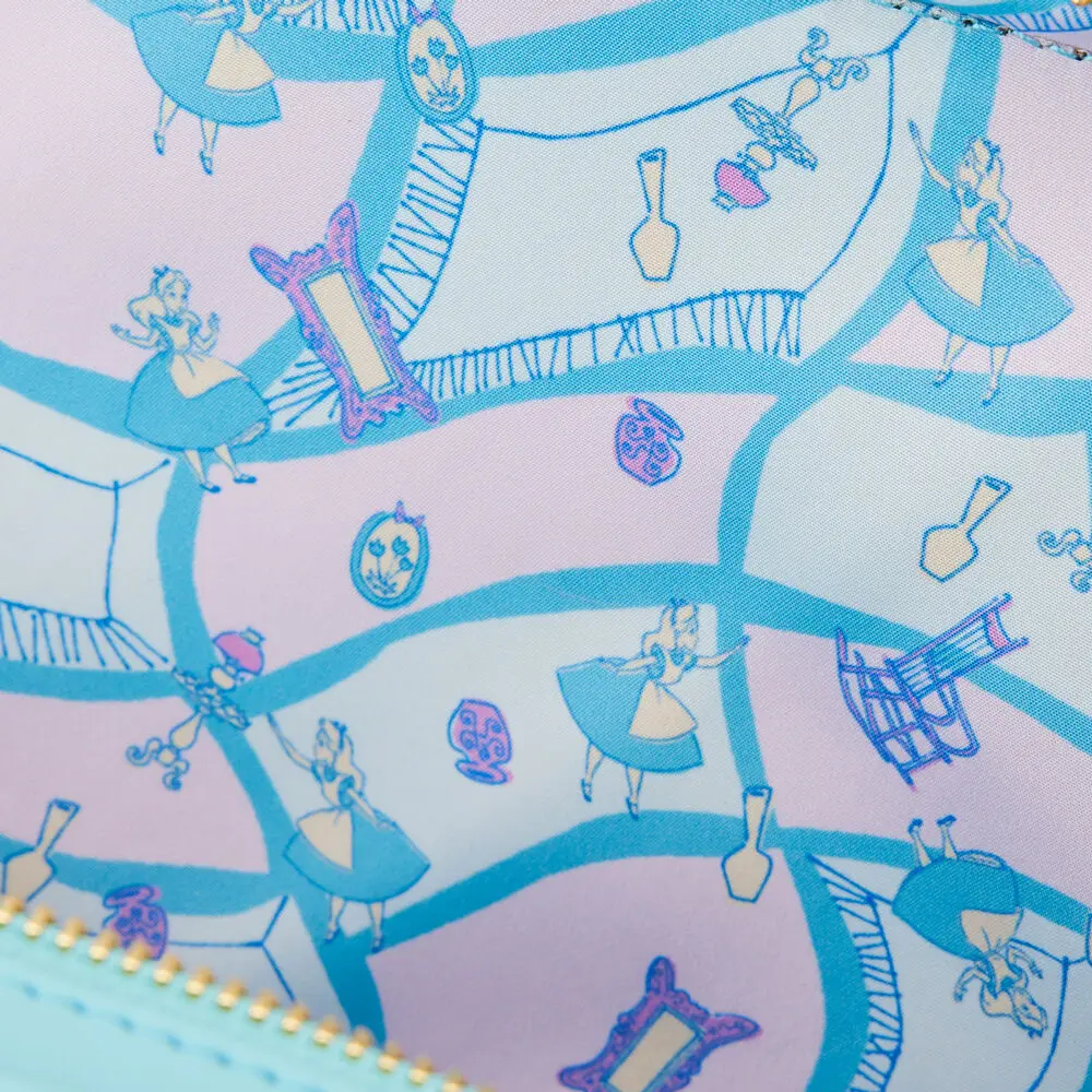 Loungefly Disney Alice in Wonderland Umhängetasche Produktfoto