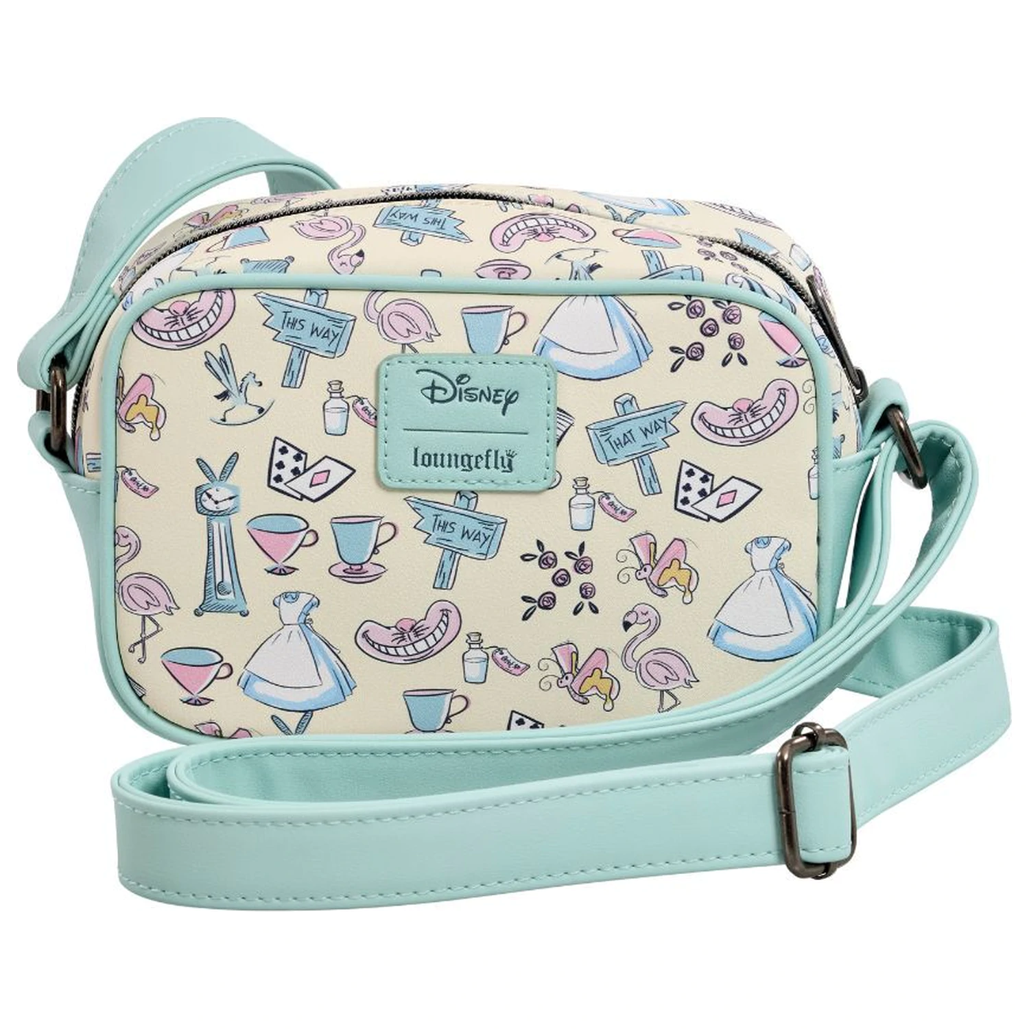 Loungefly Disney Alice In Wonderland Floral Scene Umhängetasche Produktfoto