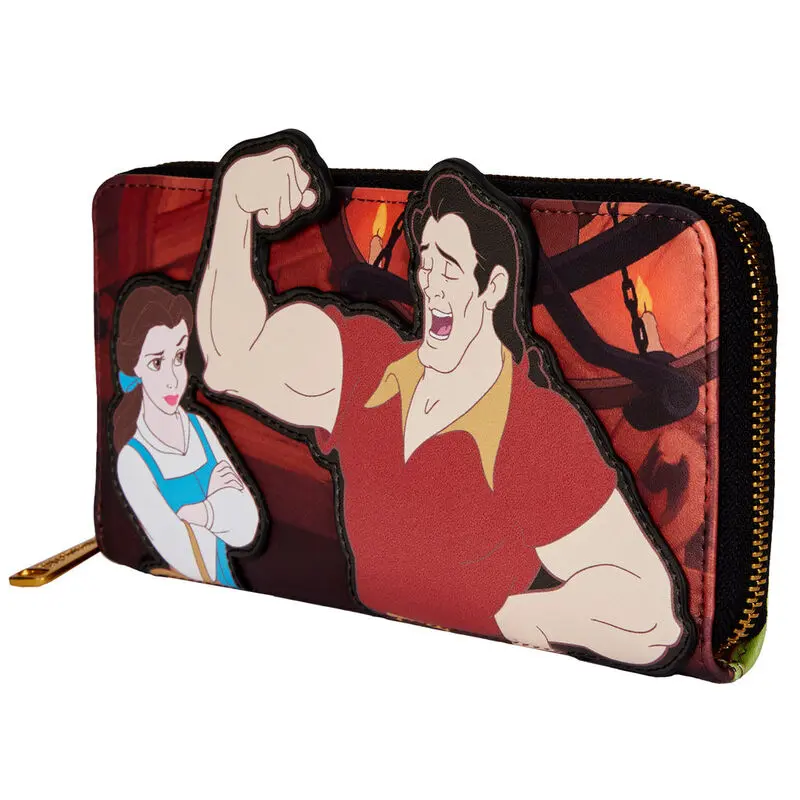 Loungefly  Disney Beauty and the Beast Villains Gaston Scene Geldbörse termékfotó