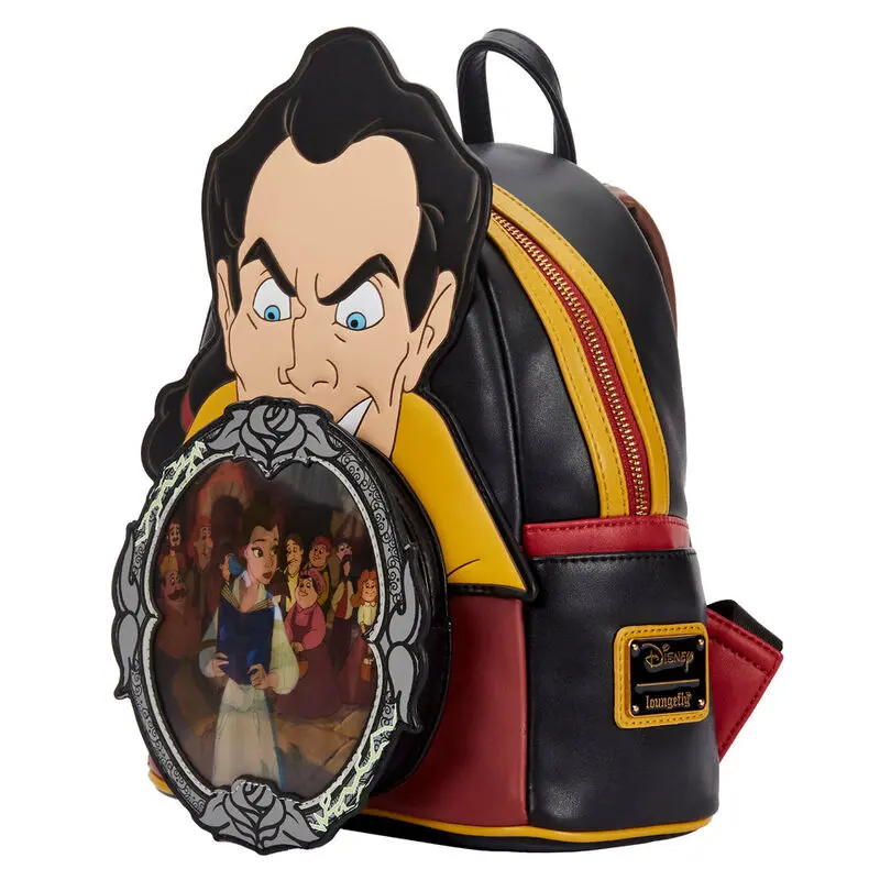 Loungefly  Disney Beauty and the Beast Villains Gaston Scene Rucksack 26cm termékfotó