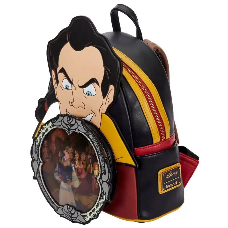 Loungefly  Disney Beauty and the Beast Villains Gaston Scene Rucksack 26cm termékfotó