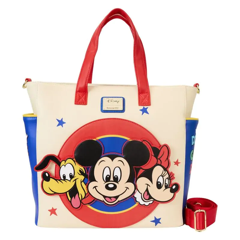 Loungefly Disney Classic Mickey and Friends convertible Rucksack Tragetasche termékfotó