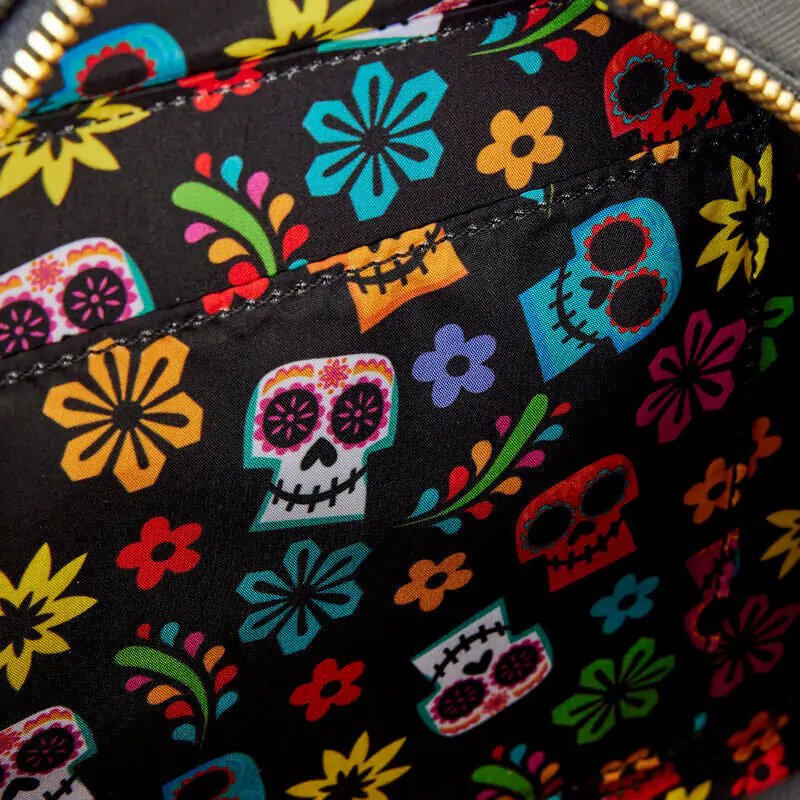 Loungefly Disney Coco Miguel Calavera Floral Skull Umhängetasche termékfotó