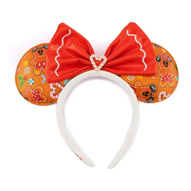Disney by Loungefly Haarreif Gingerbread AOP Patent Bow termékfotó