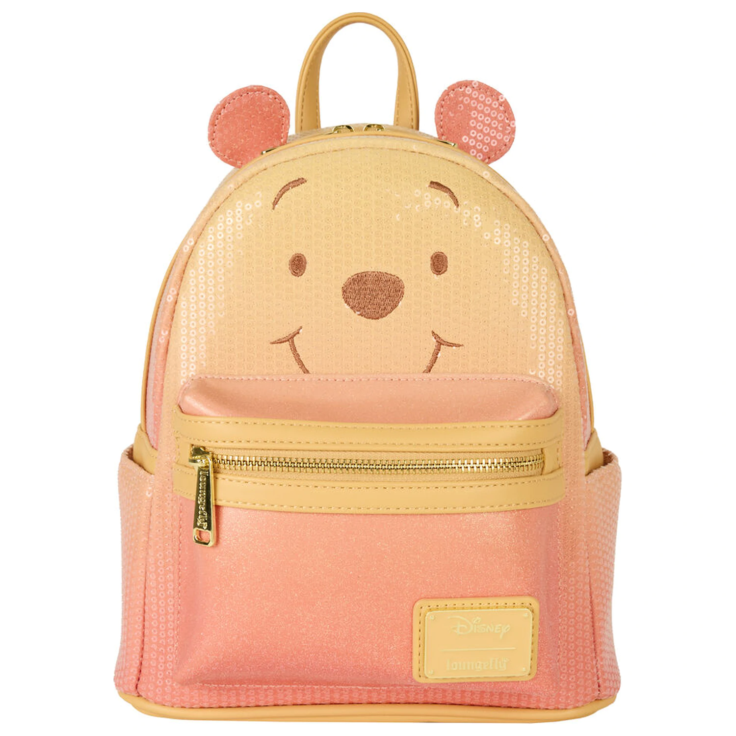 Loungefly Disney Winnie the Pooh Sequin Glitter Rucksack Produktfoto