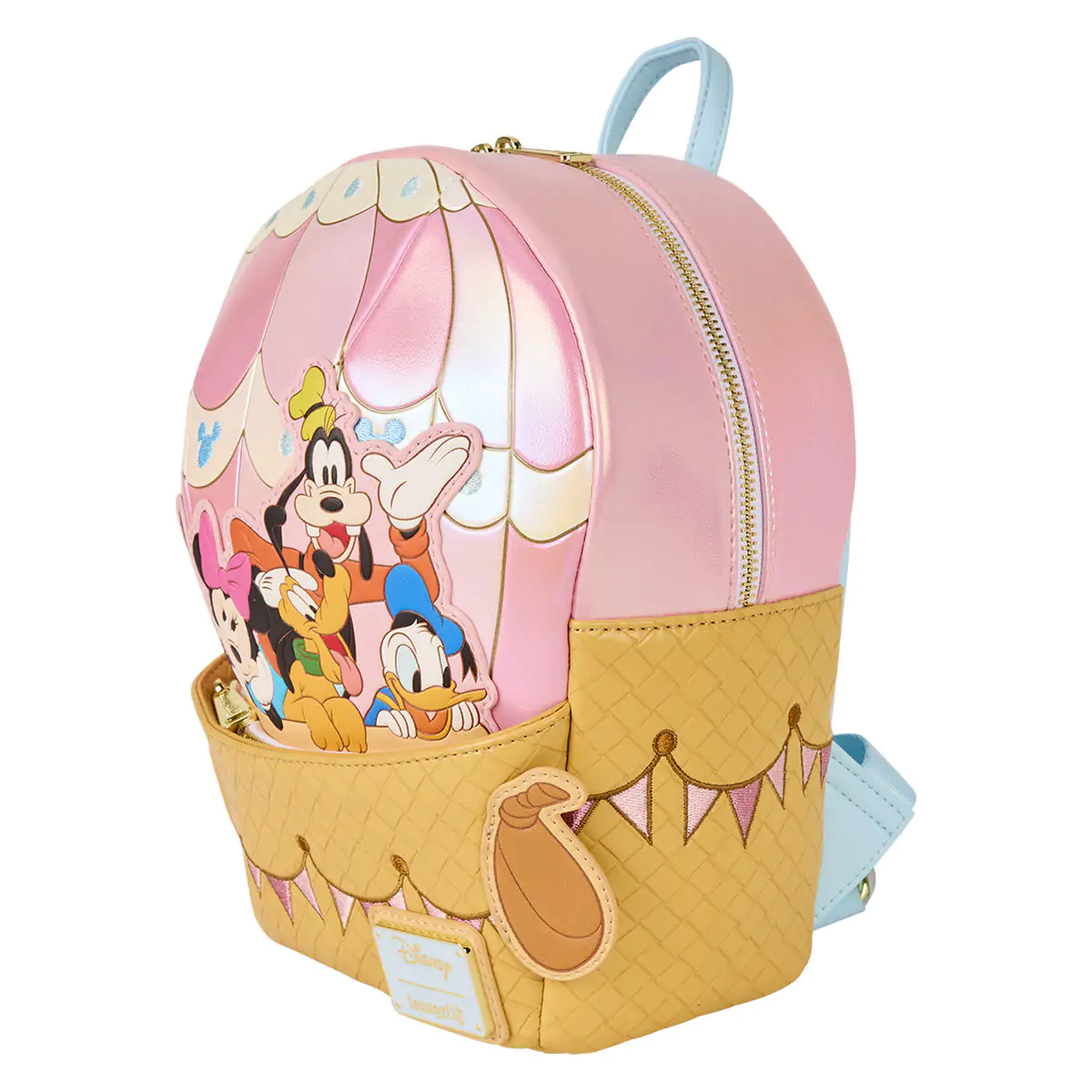 Loungefly Disney Mickey & Friends Shape Hot Air Balloon Rucksack 26cm Produktfoto