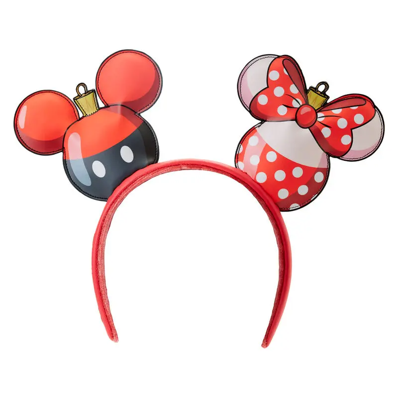 Loungefly Disney Mickey & Minnie Christmas ear Haarreif termékfotó